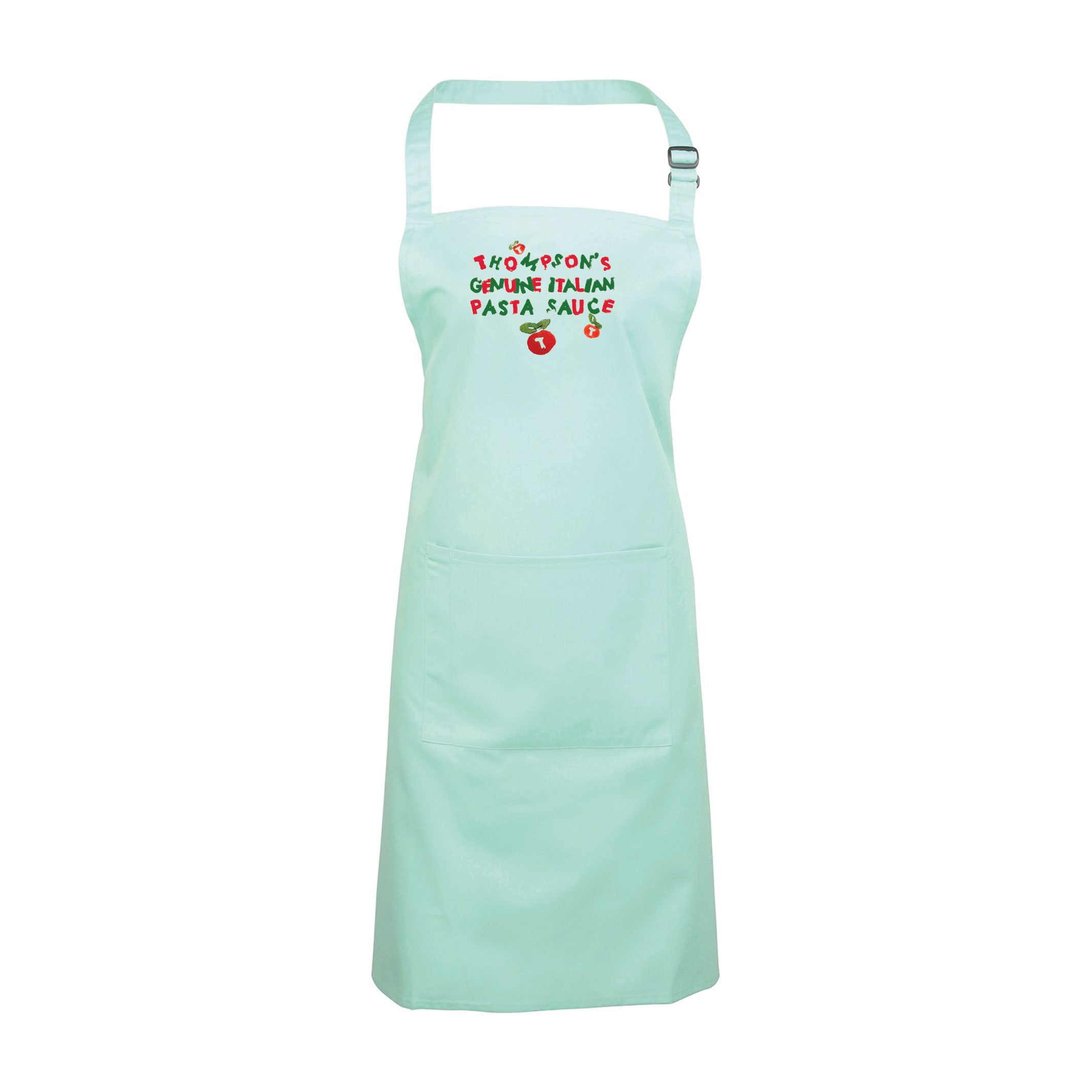 Thompson's Pasta Sauce Adult's Bib Apron With Pocket-The Magic Faraway Tree Shop