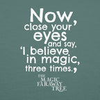 The Magic Faraway Tree Now Close Your Eyes Quote Adult's T-Shirt-The Magic Faraway Tree Shop