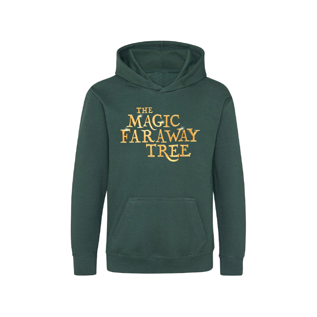 The Magic Faraway Tree Golden Logo Kids Hoodie-The Magic Faraway Tree Shop