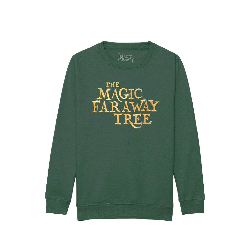The Magic Faraway Tree Golden Logo Kids Sweatshirt-The Magic Faraway Tree Shop
