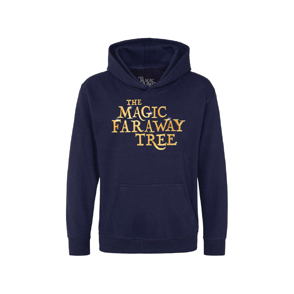 The Magic Faraway Tree Golden Logo Kids Hoodie-The Magic Faraway Tree Shop