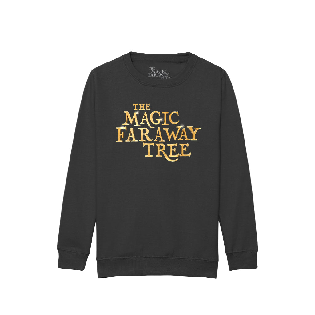 The Magic Faraway Tree Golden Logo Kids Sweatshirt-The Magic Faraway Tree Shop