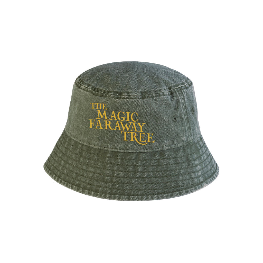 The Magic Faraway Tree Embroidered Logo Adults Vintage Bucket Hat-The Magic Faraway Tree Shop