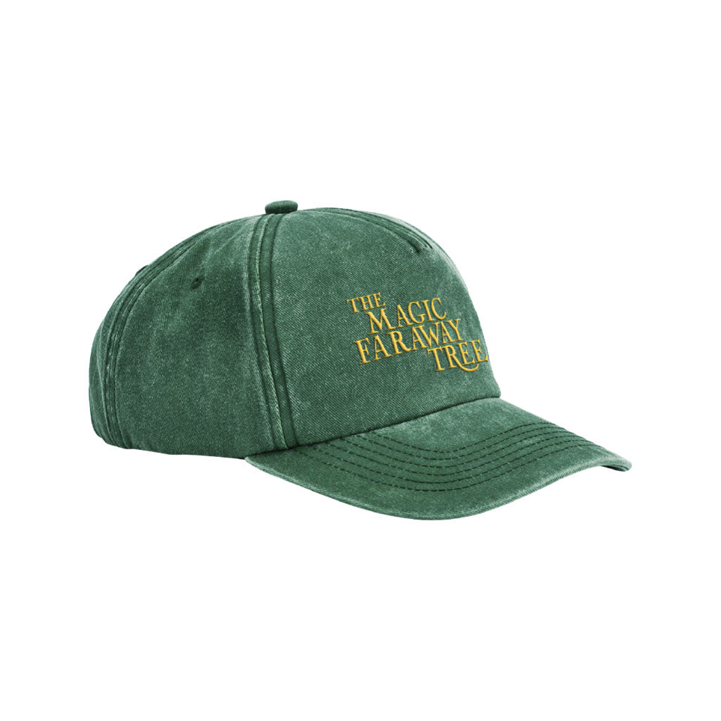 The Magic Faraway Tree Embroidered Logo Adults 5-Panel Vintage Cap-The Magic Faraway Tree Shop