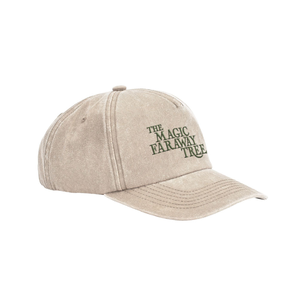 The Magic Faraway Tree Embroidered Logo Adults 5-Panel Vintage Cap-The Magic Faraway Tree Shop